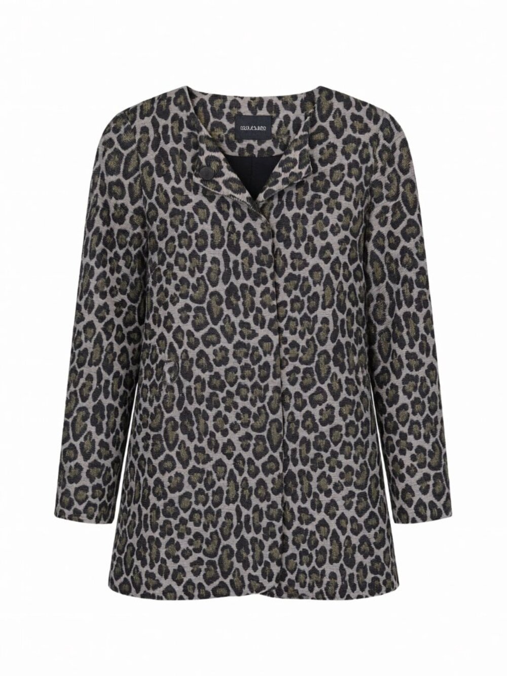 Dolce Cabo Brown Women's Leopard Print Jacket M Polyester Coat